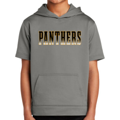 Panthers Baseball 2026 - Youth Sport Wick ® Fleece Short Sleeve Hooded Pullover Thumbnail